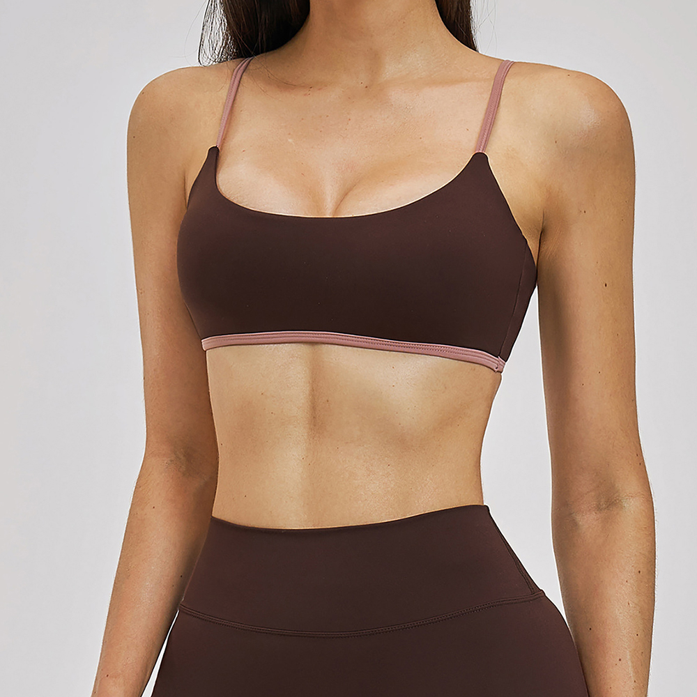 Bralette Triangle Set - Sexy Damen Sport-BH Push-Up Fitness-Top Yoga-BH